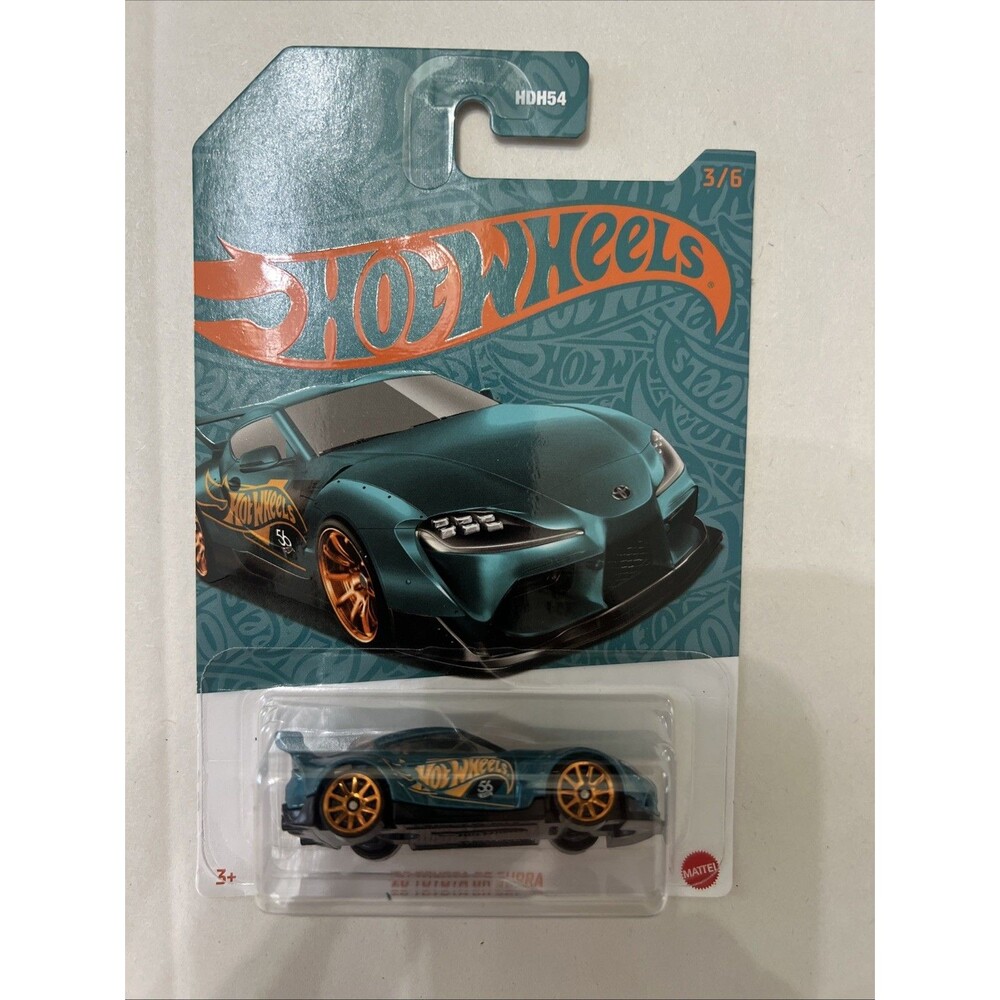 2024 Hot Wheels 56th Anniversary Pearl & Chrome 2020 Toyota GR Supra A79 Die-Cas